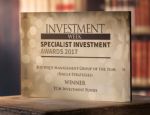 TCM winnaar award Investment Week